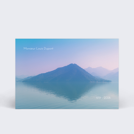 Faire-part décès Montagne