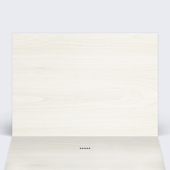 Faire-part décès Arabesques Intérieur Gauche