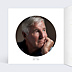 Faire part Décès Dorure Couronne Photo