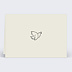Faire-part décès Colombe Simple Verso