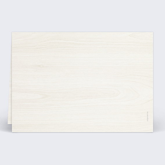 Faire-part décès Arabesques Verso