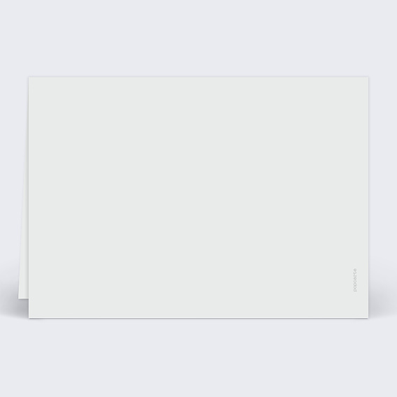 Faire-part décès Colombe Fond Gris Verso