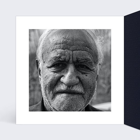 Faire-part décès Croissant Islam Intérieur Gauche