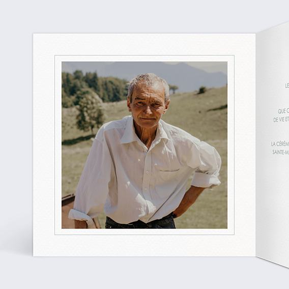 Faire-part décès Arbre de Vie Intérieur Gauche