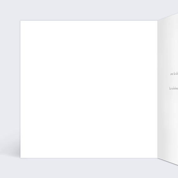 Faire-part décès Barque de la foi Intérieur Gauche