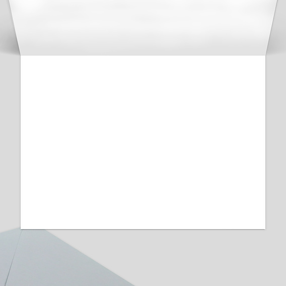 Faire-part décès Photo encadrée Intérieur Droit