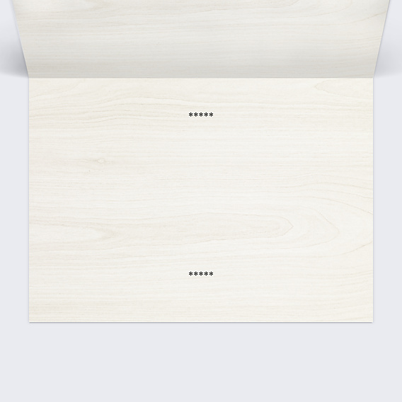 Faire-part décès Arabesques Intérieur Droit