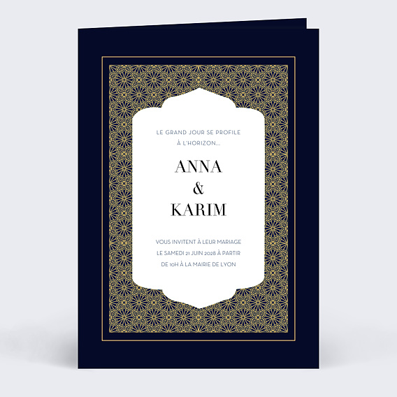 Faire part mariage Alhabu