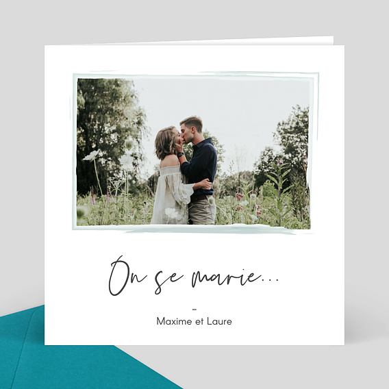 Faire-part Mariage Aquarelle