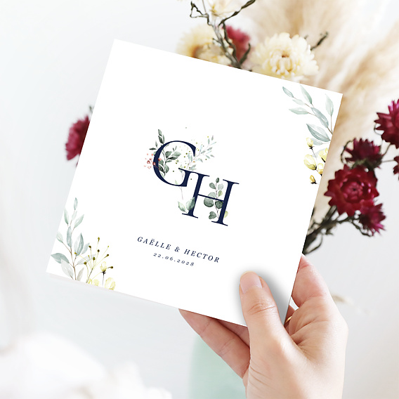 Faire part mariage Calligraphie