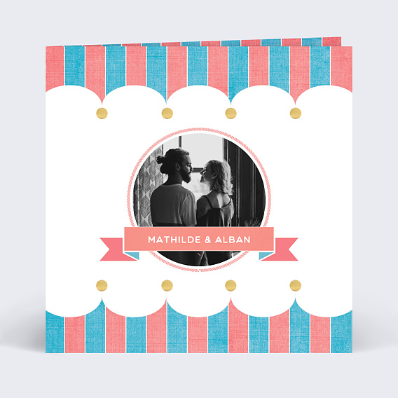 Faire-part de Mariage Cirque