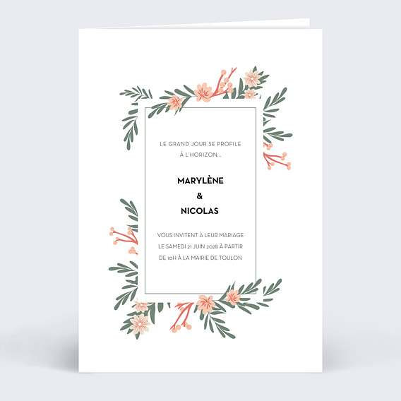 Faire part mariage Eden