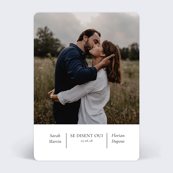Faire part mariage Éditorial I