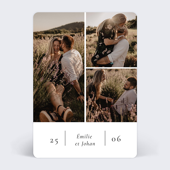 Faire part mariage Éditorial III