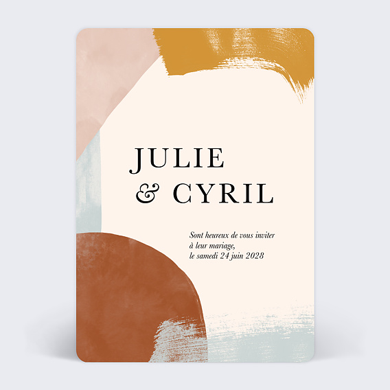 Faire part mariage Graphique