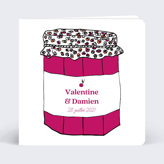 Faire-part Mariage Innocente gourmandise