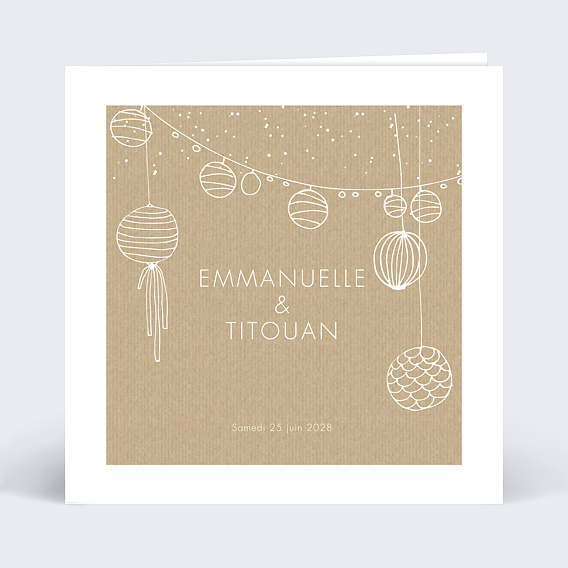 FAIRE-PART DE MARIAGE INSTANT RÊVE