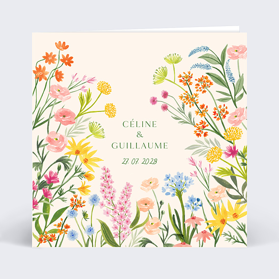 Faire-part Mariage Jardin