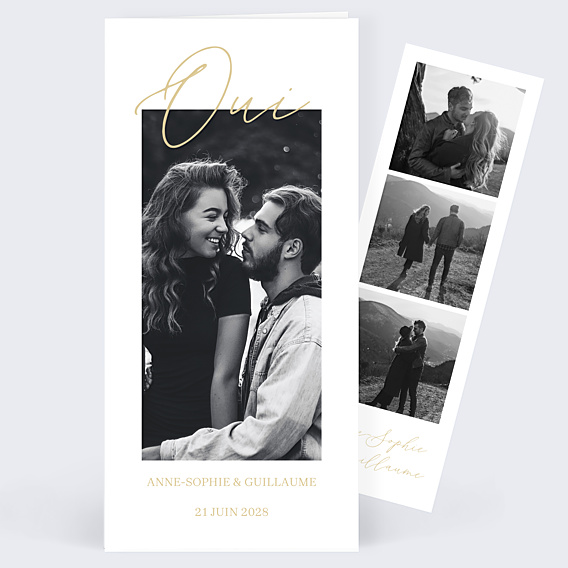 Faire-part Mariage Joli Oui
