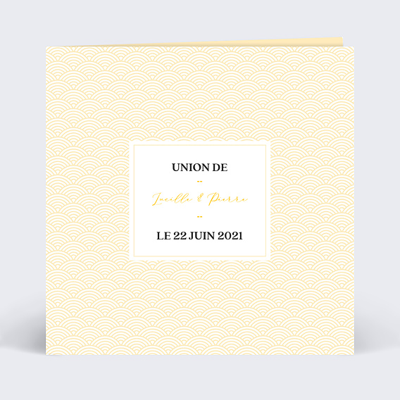 Faire-part Mariage Luxe 123