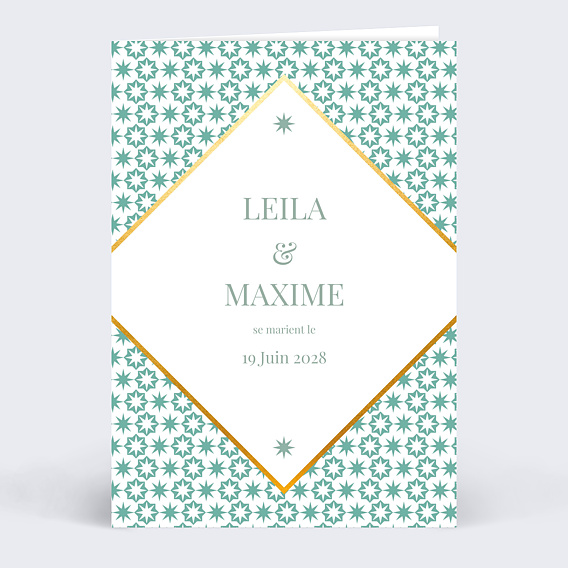 Faire part mariage Marrakech