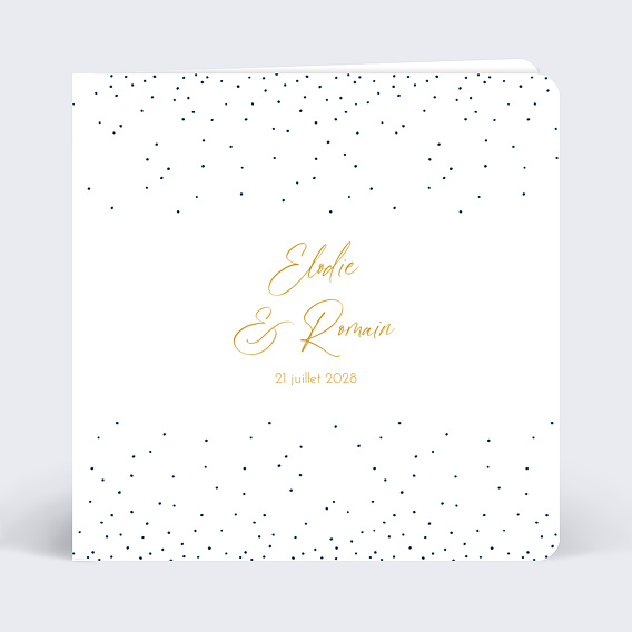 Faire-part Mariage Pois