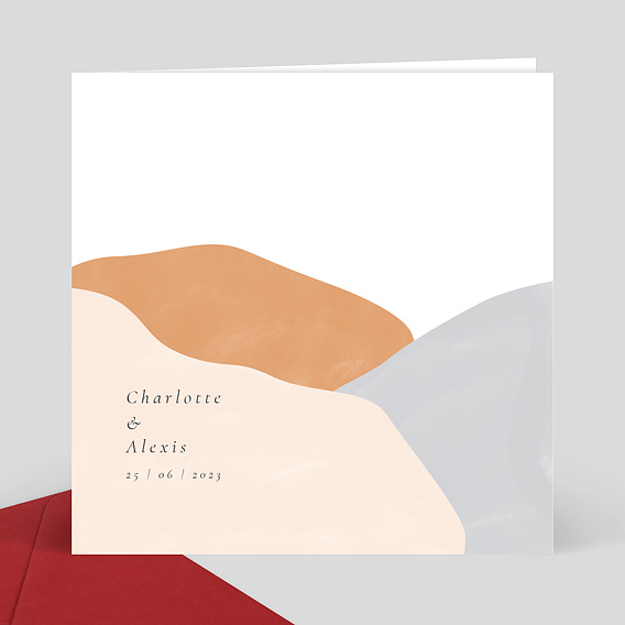 Faire-part Mariage Rêve en Couleurs