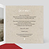 Faire part mariage Amour Chiné Intérieur Droit