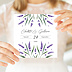 Faire part mariage Brin de Provence Après 1