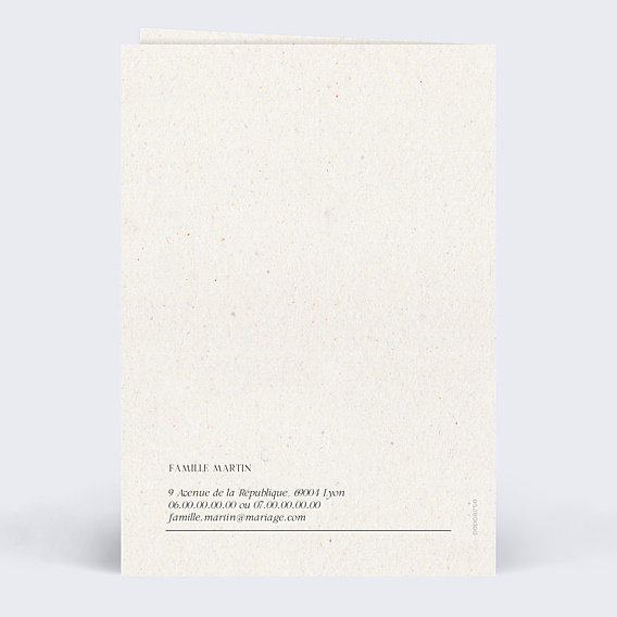 Faire-part Mariage Notre Essentiel