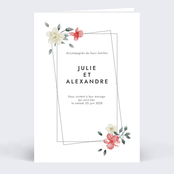 Faire part mariage Fiori