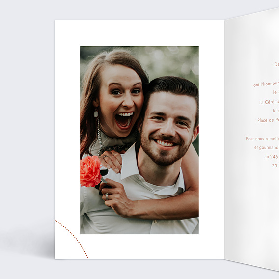 Faire-part Mariage Amoureux Voyageurs