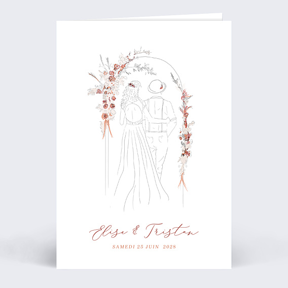 Faire-part Mariage Jour d'Amour