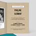 Faire part mariage Points à Relier Vintage Intérieur Droit