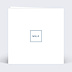 Faire part mariage Blue Waves Verso