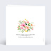 Faire part mariage Bouquet Champêtre Aquarelle Verso