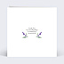 Faire part mariage Brin de Provence Verso