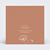 Faire part mariage Coquelicot Verso