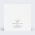 Faire part mariage Couronne Champêtre Verso