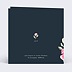 Faire part mariage Dark Peony Verso