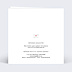 Faire part mariage Découpe Love Letter Verso