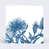 Faire part mariage Engraved Flower Verso