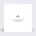 Faire part mariage Hexagone Champêtre Verso
