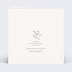 Faire part mariage Iris Verso