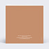Faire part mariage Fond terracotta Verso