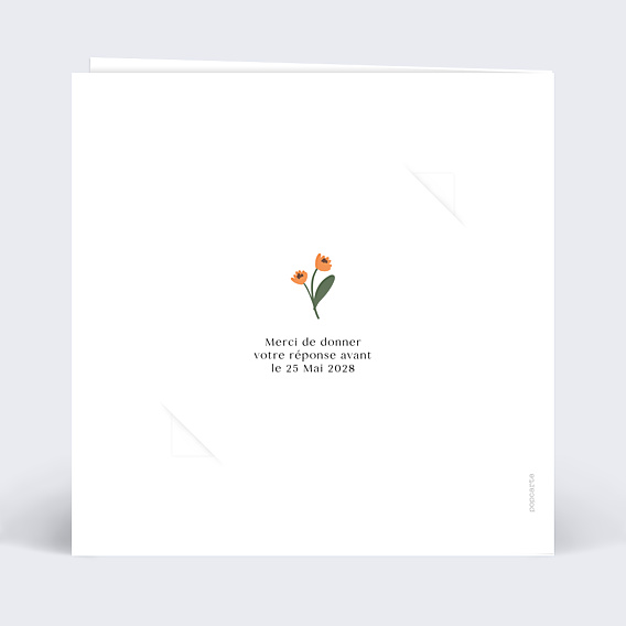 Faire-part Mariage Graines à Planter