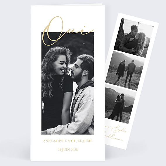 Faire-part Mariage Joli Oui