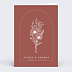 Faire part mariage Arche Terracotta