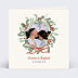 Faire-part Mariage Couronne de Noël