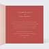 Faire part mariage Velours Intérieur Droit